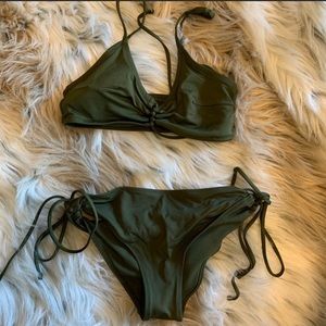 Army Olive Green Bikini